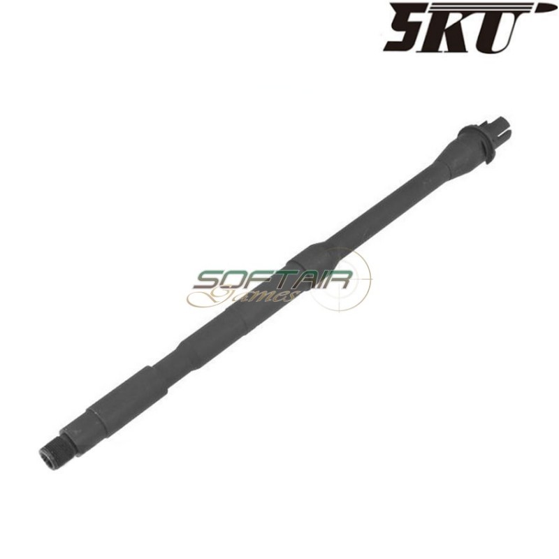 Black lightweight outer barrel 14.5" for aeg m4 5ku (5ku-127) Black lightweight outer barrel 14.5" for aeg m4 5ku (5ku-127)