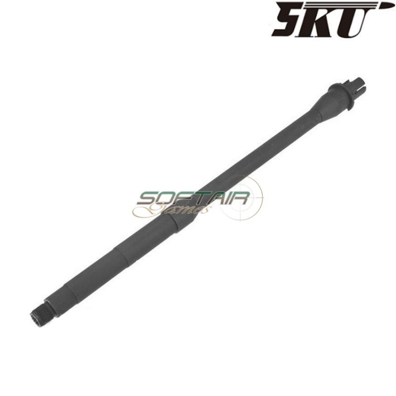 Canna esterna mid-lenght black 14.5" per aeg m4 5ku (5ku-128) Canna esterna mid-lenght black 14.5" per aeg m4 5ku (5ku-128)