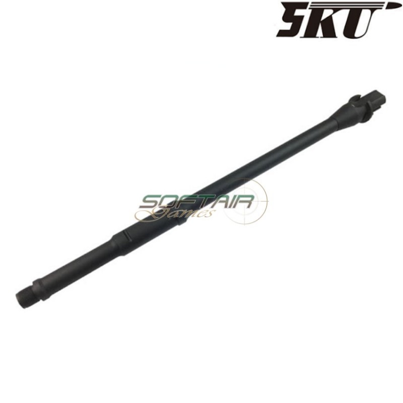 Black lightweight mid-lenght outer barrel 14.5" for aeg m4 5ku (5ku-129)