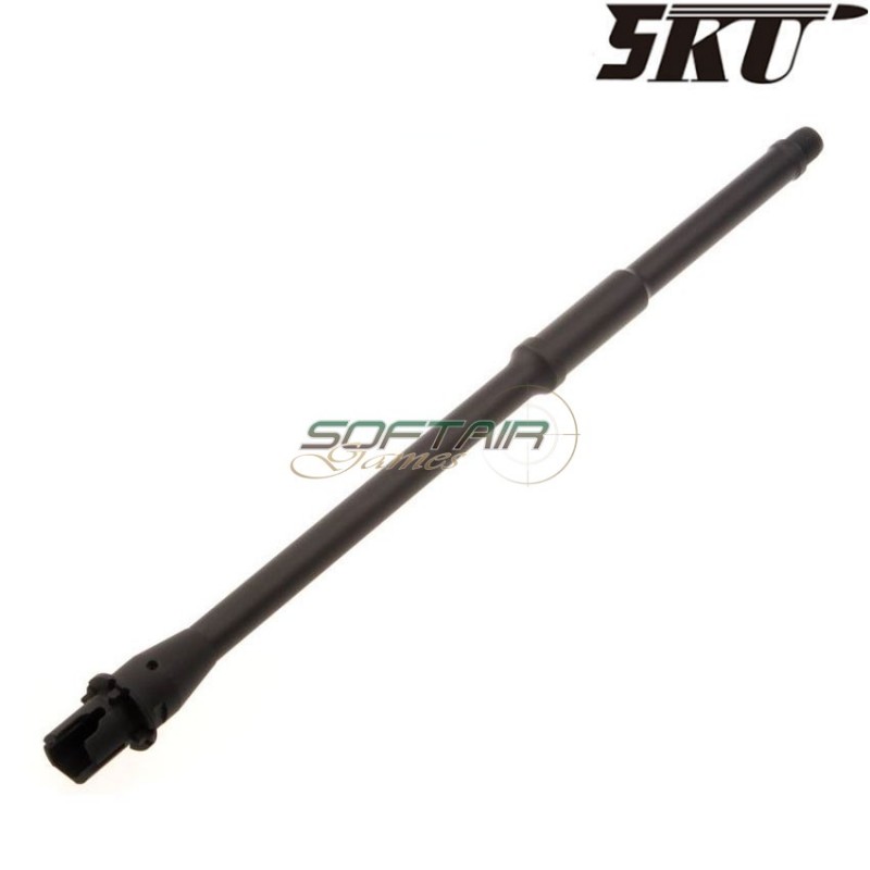 Canna esterna lightweight mid-lenght black 16" per aeg m4 5ku (5ku-131)