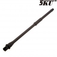 Canna esterna lightweight mid-lenght black 16" per aeg m4 5ku (5ku-131)