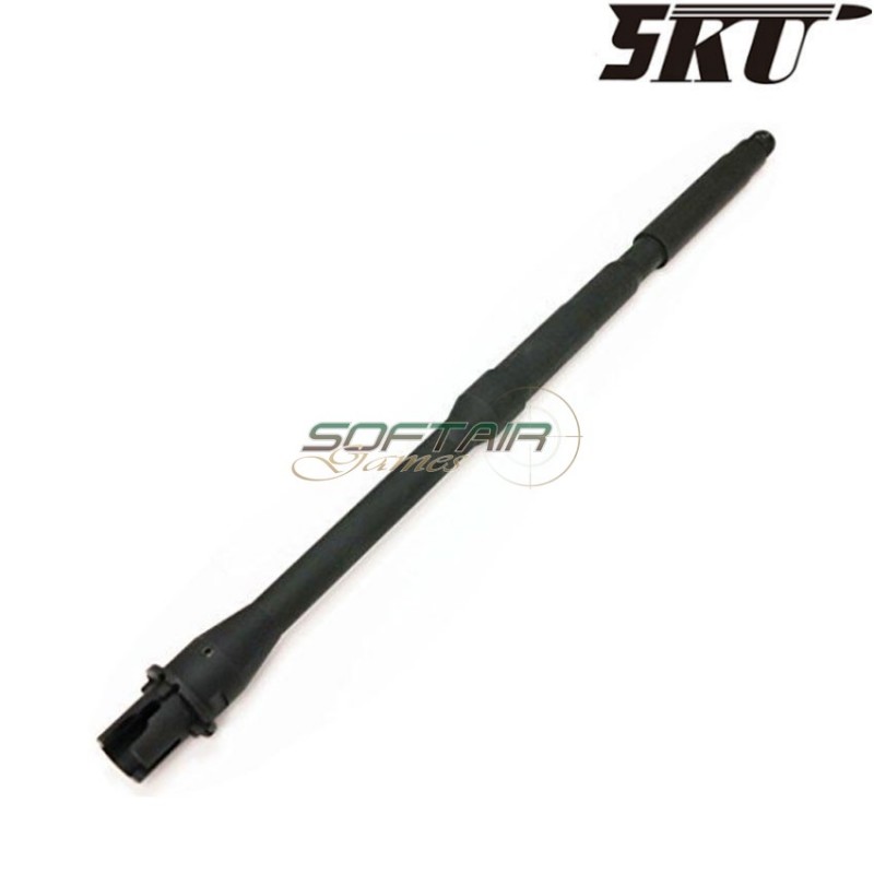 Canna esterna lightweight black 16" per aeg m4 5ku (5ku-133)