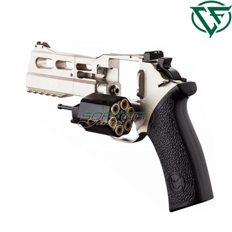 Revolver LIMITED EDITION a co2 full metal silver CHARGING RHINO Chiappa Firearms (cf-160-099) Revolver LIMITED EDITION a co2 full metal silver CHARGING RHINO Chiappa Firearms (cf-160-099)