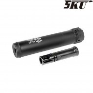 Silenziatore black SOCOM 556 AR QD type A 14mm CCW 5ku (5ku-142-a)