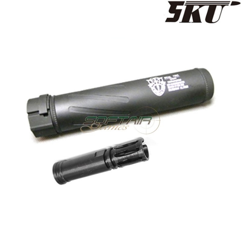 SOCOM 556 AR QD type B silencer black 14mm CCW 5ku (5ku-142-b)