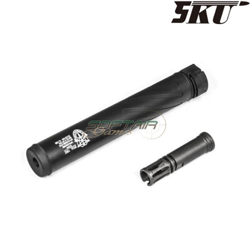 SOCOM 762 SS QD type B silencer black 14mm CCW 5ku (5ku-143-b)
