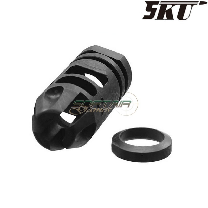 Spegnifiamma epsilon 556 black 14mm ccw 5ku (5ku-164)