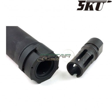 Silenziatore black SOCOM 556 RC MONSTER QD type A 14mm CCW 5ku (5ku-185-a)