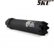Black SOCOM 556 MG MONSTER silencer QD type A 14mm CCW 5ku (5ku-186-a)