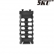 Grip verticale ULTRALIGHT long per keymod BLACK 5ku (5ku-194)