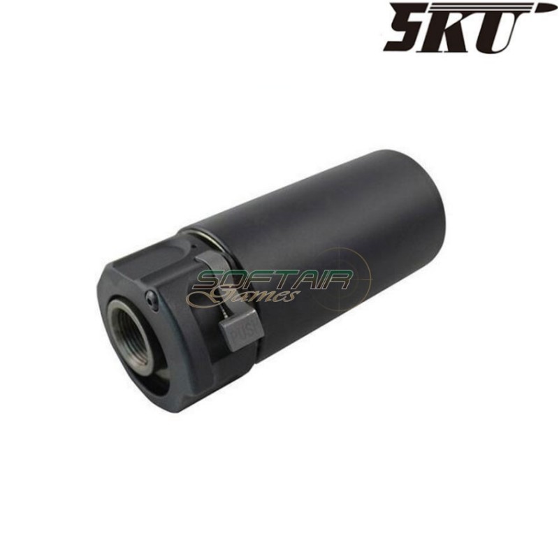 Sf mini warden 14mm ccw black silencer v.2 5ku (5ku-217-b-2)
