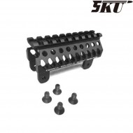 ZENITCO style astina rail B-19 gas tube cover per fucile elettrico ak 5ku (5ku-227)