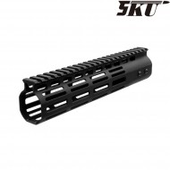 Alluminio nsr 9" LC rail black 5ku (5ku-234-9)