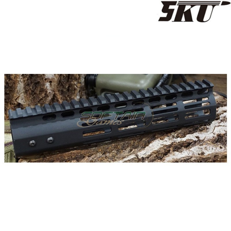Aluminum nsr 9" LC rail black 5ku (5ku-234-9)