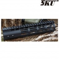 Alluminio nsr 9" LC rail black 5ku (5ku-234-9)