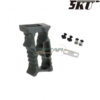 Multipurpose HALO MINIVERT grip for keymod & LC black 5ku (5ku-235-bk)