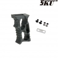 Multipurpose HALO MINIVERT grip for keymod & LC black 5ku (5ku-235-bk)