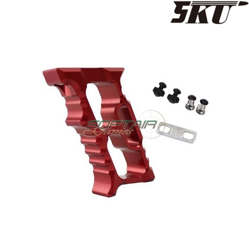 Grip HALO MINIVERT multiuso per keymod & LC red 5ku (5ku-235-r)