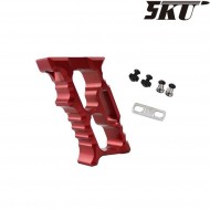 Multipurpose HALO MINIVERT grip for keymod & LC red 5ku (5ku-235-r)