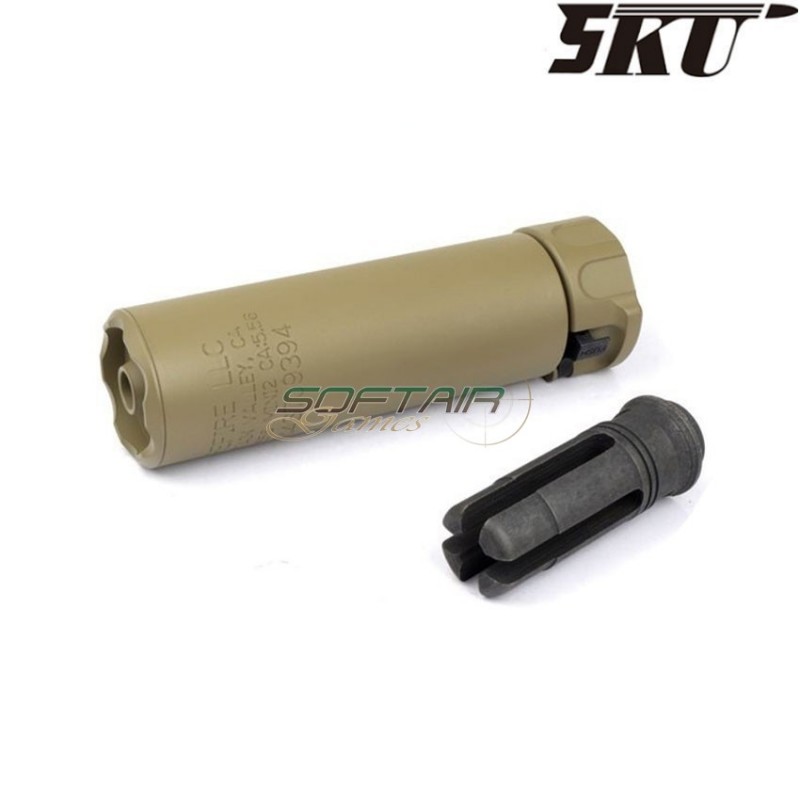 Silencer sf 556 mini socom 14mm ccw tan 5ku (5ku-243-t)