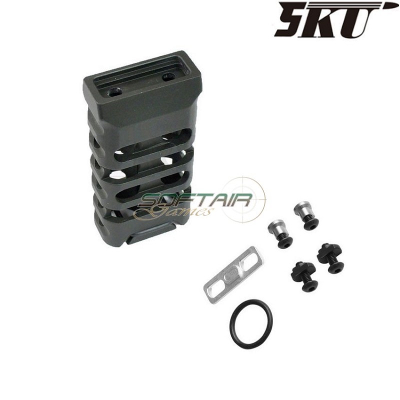 ULTRALIGHT vertical grip for keymod & LC BLACK 5ku (5ku-253)