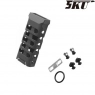 ULTRALIGHT long vertical grip for keymod & LC BLACK 5ku (5ku-254)