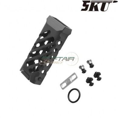 ULTRALIGHT-45 long vertical grip for keymod & LC BLACK 5ku (5ku-254-45)