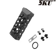 Grip verticale ULTRALIGHT-45 long per keymod & LC BLACK 5ku (5ku-254-45)