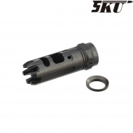 Spegnifiamma kingcomp 14mm ccw black 5ku (5ku-246)