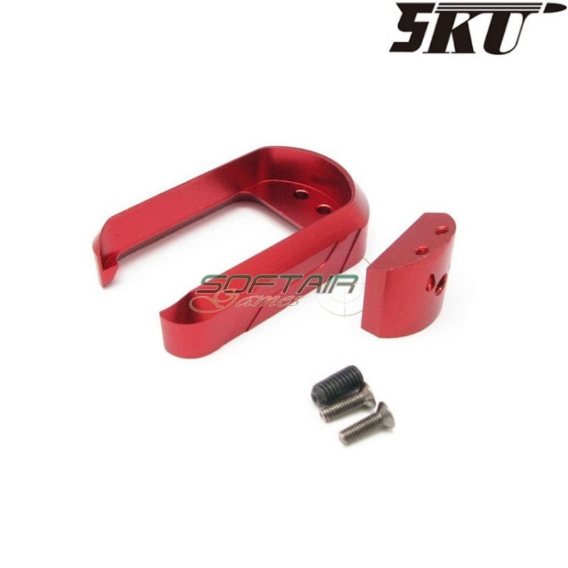 Type 1 magwell red for glock 17/18 gas pistol 5ku (5ku-gb-276-r)