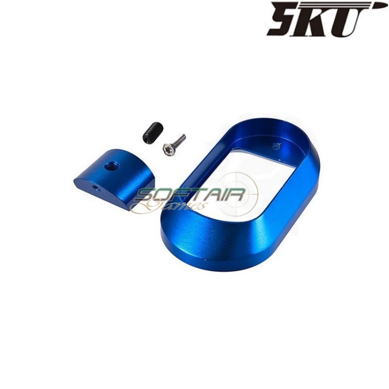 Type 2 magwell blue for glock 17/18 gas pistol 5ku (5ku-gb-277-bu)