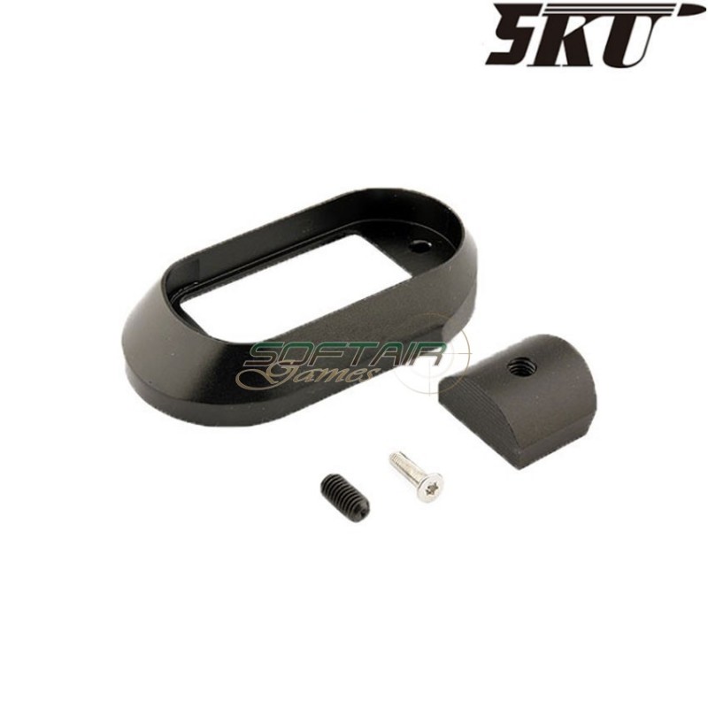 Type 2 magwell black for glock 17/18 gas pistol 5ku (5ku-gb-277-bk)