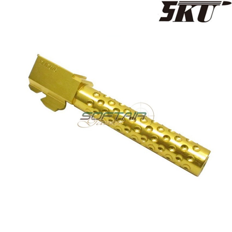 Canna esterna golf ball style gold type 2 per pistola g17/g18 5ku (5ku-gb-428-g)