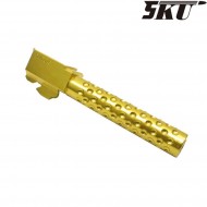 Canna esterna golf ball style gold type 2 per pistola g17/g18 5ku (5ku-gb-428-g)