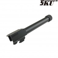 Standard style black type 1 with thread outer barrel for pistol g17/g18 5ku (5ku-gb-429-bk)
