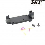 Dot REFLEX micro mount with fiber sights for gas pistol glock 17 5ku (5ku-gb-433) Dot REFLEX micro mount with fiber sights for gas pistol glock 17 5ku (5ku-gb-433)
