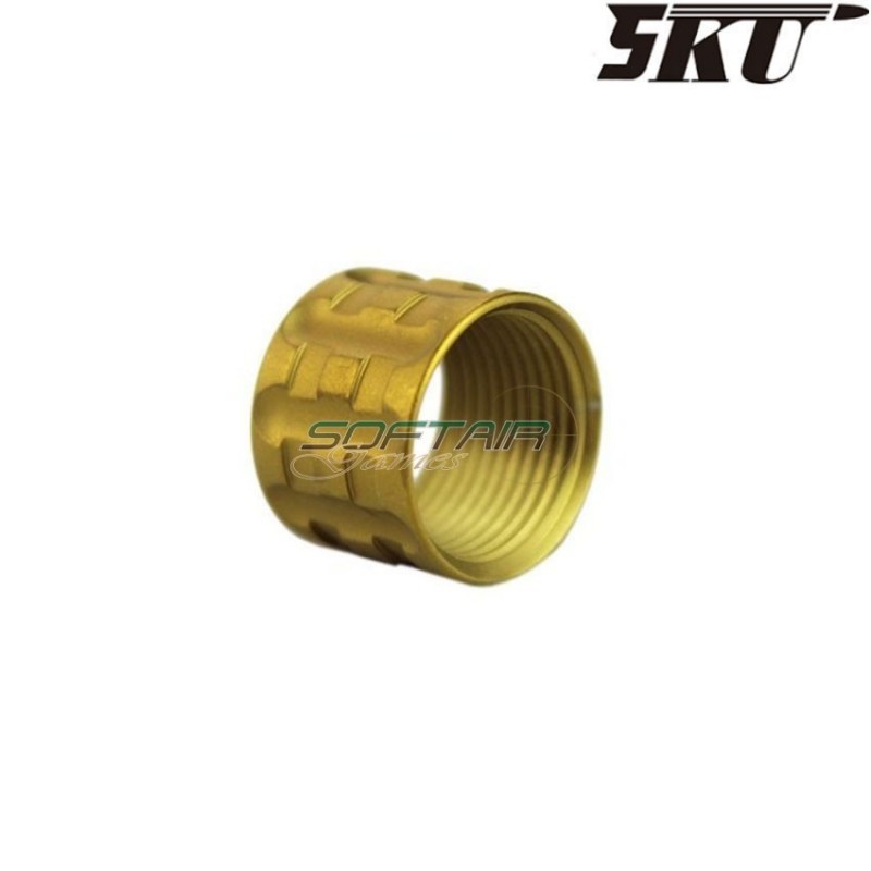 Cover type d gold canna esterna pistola per 14mm ccw 5ku (5ku-gb-451-g)