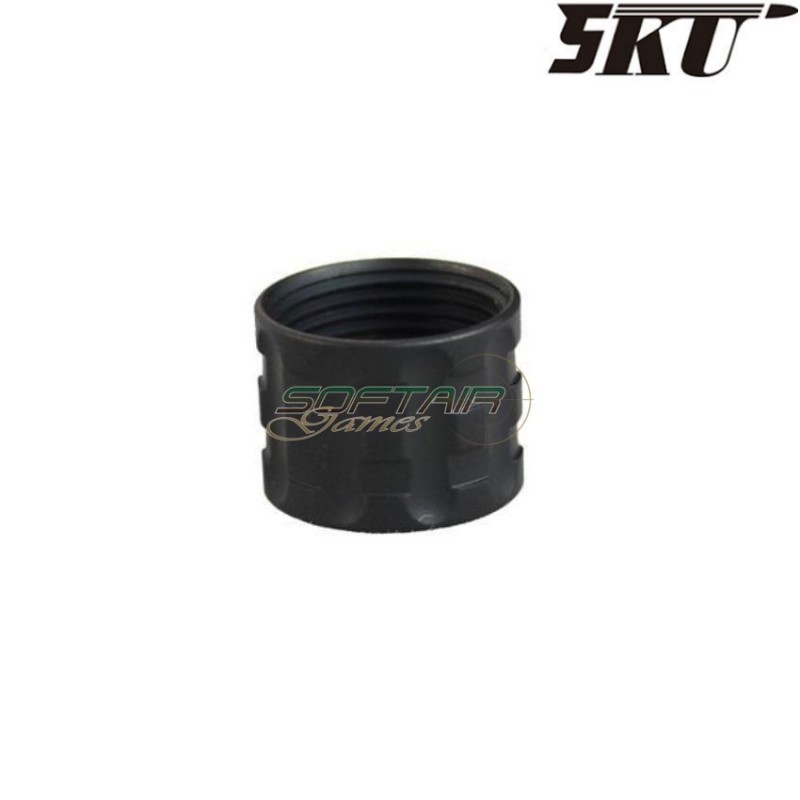 Black type d cover pistol outer barrel for 14mm ccw 5ku (5ku-gb-451-bk)