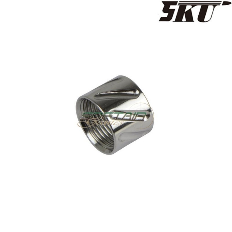 Silver type b cover pistol outer barrel for 14mm ccw 5ku (5ku-gb-456-s)