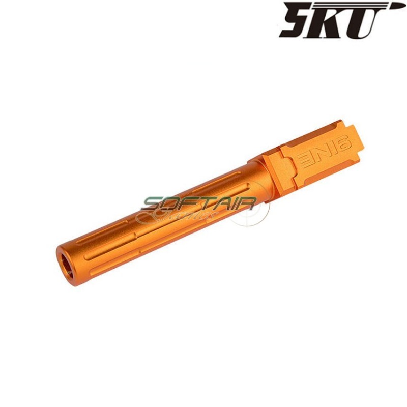 Canna esterna 9ine style gold per pistola g17/g18 5ku (5ku-gb-459-g)
