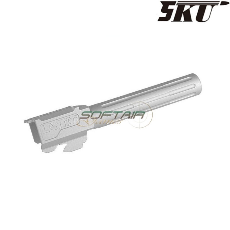 9ine style silver outer barrel for pistol g17/g18 5ku (5ku-gb-459-s)