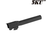 Canna esterna 9ine style black per pistola g17/g18 5ku (5ku-gb-459-bk)