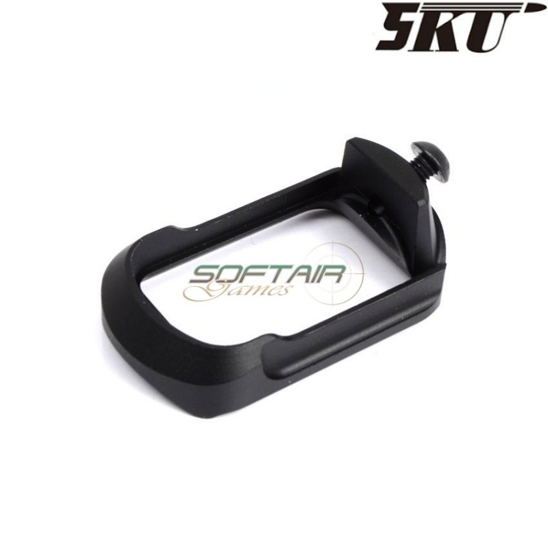 Compact magwell black for glock 17/18 gas pistol 5ku (5ku-gb-467-bk)