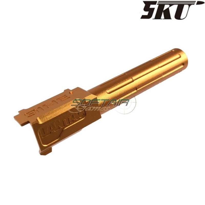 9ine style gold outer barrel for pistol g19 5ku (5ku-gb-469-g)