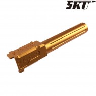 Canna esterna 9ine style gold per pistola g19 5ku (5ku-gb-469-g)