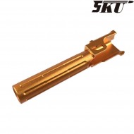 Canna esterna 9ine style gold per pistola g19 5ku (5ku-gb-469-g)
