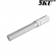 9ine style silver outer barrel for pistol g19 5ku (5ku-gb-469-s)