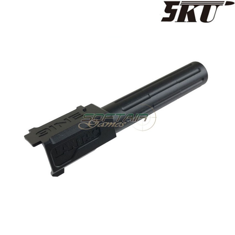 Canna esterna 9ine style black per pistola g19 5ku (5ku-gb-469-bk)