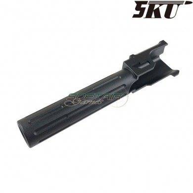 Canna esterna 9ine style black per pistola g19 5ku (5ku-gb-469-bk)