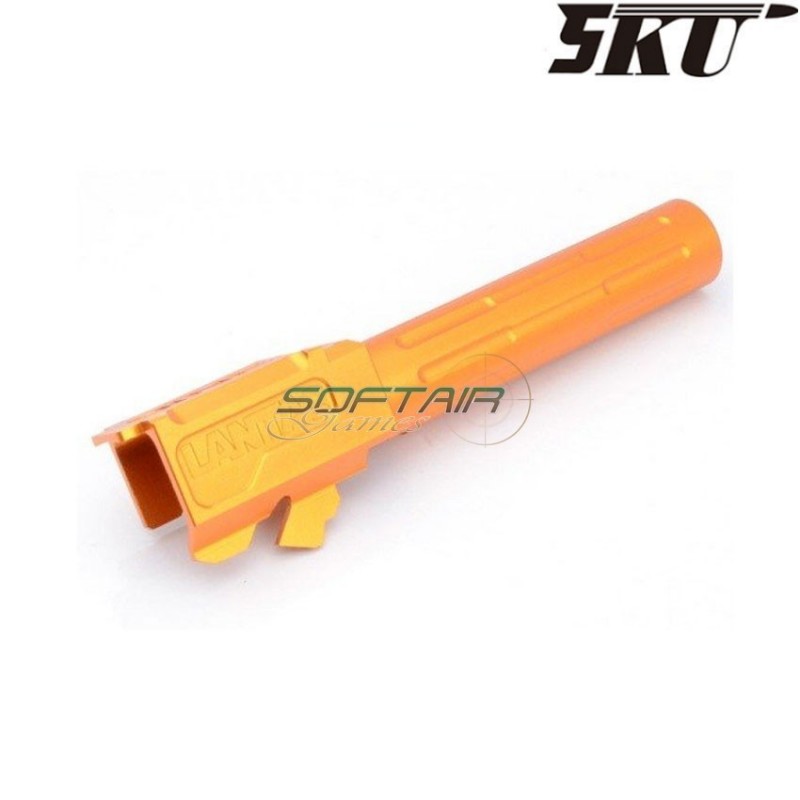 9ine style gold outer barrel for pistol vfc/umarex g19 5ku (5ku-gb-472-g)